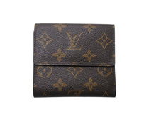 画像をギャラリービューアに読み込む, 極美品 LOUIS VUITTON ルイヴィトン 二つ折り財布 ポルトモネ ピエ カルトクレディ M61652 ブラウン モノグラムキャンバス 中古 4b004800