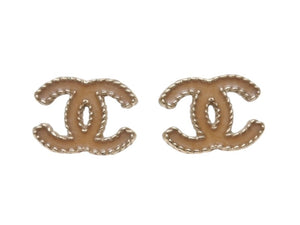 CHANEL シャネル ココマーク ピアス ゴールド ロゴ アクセサリー ジュエリー 小物 両耳 GP A12C 4g 美品 中古 4b004803