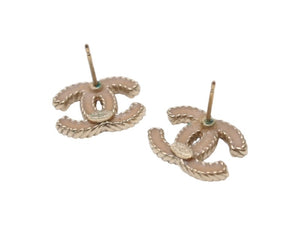 CHANEL シャネル ココマーク ピアス ゴールド ロゴ アクセサリー ジュエリー 小物 両耳 GP A12C 4g 美品 中古 4b004803