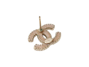 CHANEL シャネル ココマーク ピアス ゴールド ロゴ アクセサリー ジュエリー 小物 両耳 GP A12C 4g 美品 中古 4b004803