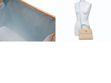 Load image into Gallery viewer, 極美品 CHROME HEARTS クロムハーツ DOLLY STRAW ドーリー ストロー 2WAYハンドバッグ CHプラス ラフィア レザー シルバー925 中古 4b004806