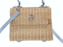 Load image into Gallery viewer, 極美品 CHROME HEARTS クロムハーツ DOLLY STRAW ドーリー ストロー 2WAYハンドバッグ CHプラス ラフィア レザー シルバー925 中古 4b004806