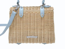 Load image into Gallery viewer, 極美品 CHROME HEARTS クロムハーツ DOLLY STRAW ドーリー ストロー 2WAYハンドバッグ CHプラス ラフィア レザー シルバー925 中古 4b004806