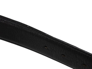 CHROME HEARTS クロムハーツ 1.5 STRP BUNDY バンディ ベルトストラップ サイズ36 ピラミッド シルバー925 レザー 美品 中古 4b004809