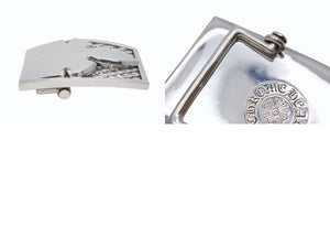 CHROME HEARTS クロムハーツ ベルト 1.5 FLARE KNEE BUCKLE フレアニー バックル 重量約256.3g 2007/.923刻印 シルバー923 美品 中古 4b004810