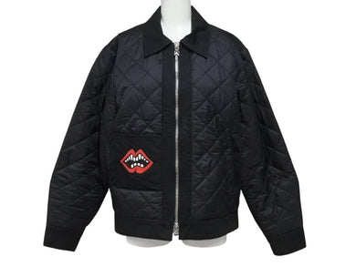極美品 CHROME HEARTS クロムハーツ MATTY BOY マッティボーイ CHOMPER チョンパー キルティングナイロンジャケット サイズS 総柄 中古 4b004811