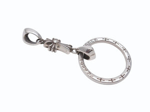 極美品 CHROME HEARTS クロムハーツ EWLP NTFL ベイビーファットクロス アイウェアループ ペンダントトップ 重量約10.9g シルバー 中古 4b004814