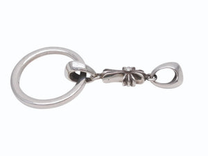 極美品 CHROME HEARTS クロムハーツ EWLP NTFL ベイビーファットクロス アイウェアループ ペンダントトップ 重量約10.9g シルバー 中古 4b004814