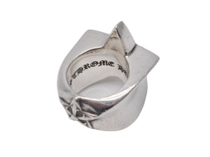 CHROME HEARTS クロムハーツ STR LRG ラージ スターリング 指輪 重量約44.8g サイズ14号 2011/.925刻印 シルバー925 美品 中古 4b004815