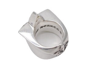 CHROME HEARTS クロムハーツ STR LRG ラージ スターリング 指輪 重量約44.8g サイズ14号 2011/.925刻印 シルバー925 美品 中古 4b004815