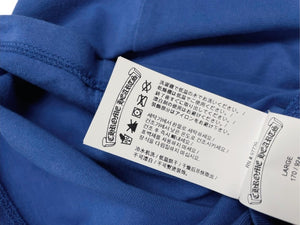 新品未使用 CHROME HEARTS クロムハーツ セメタリークロス タンクトップ ノースリーブ サイズL ブランドロゴ プリント ブルー 中古 4b004816