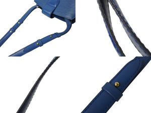 LOUIS VUITTON ルイヴィトン クリュニー ショルダーバッグ M52255 エピ レザー ブルー ゴールド金具 美品 中古 4b004818