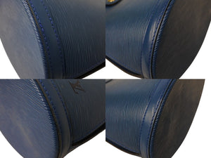 LOUIS VUITTON ルイヴィトン クリュニー ショルダーバッグ M52255 エピ レザー ブルー ゴールド金具 美品 中古 4b004818
