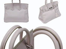 Load image into Gallery viewer, HERMES エルメス バーキン25 ハンドバッグ □L刻印 ヴォースイフト ローズドラジェ シルバー金具 美品 中古 4b004821