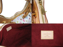 Load image into Gallery viewer, 極美品 LOUIS VUITTON ルイヴィトン ショルダーバッグ グレタ M40195 モノグラム マルチカラー ホワイト 中古4b003525