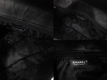 Load image into Gallery viewer, CHANEL シャネル マドモアゼル ダブルフラップ チェーンショルダーバッグ 10番台 ラムスキン ブラック シルバー金具 美品 中古 4b004827