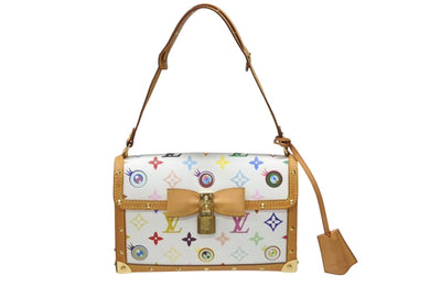極美品 LOUIS VUITTON ルイヴィトン ハンドバッグ アイラブモノグラムPM ポシェットアイミスユー 村上隆 M92055 中古 4b004834