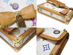 極美品 LOUIS VUITTON ルイヴィトン ハンドバッグ アイラブモノグラムPM ポシェットアイミスユー 村上隆 M92055 中古 4b004834
