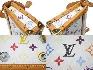 極美品 LOUIS VUITTON ルイヴィトン ハンドバッグ アイラブモノグラムPM ポシェットアイミスユー 村上隆 M92055 中古 4b004834