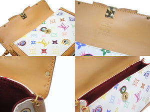 極美品 LOUIS VUITTON ルイヴィトン ハンドバッグ アイラブモノグラムPM ポシェットアイミスユー 村上隆 M92055 中古 4b004834