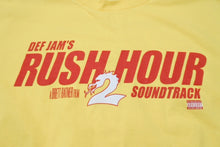 Load image into Gallery viewer, DEF JAM デフジャム 00&#39;s ラッシュアワー2 サントラ 映画 半袖Ｔシャツ コットン イエロー レッド サイズXL 美品 中古 4b004836