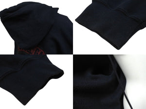 SKULL GANG スカルギャング プリント ジップアップパーカー クロスボーン HIPHOP ブラック レッド サイズM 美品 中古 4b004837