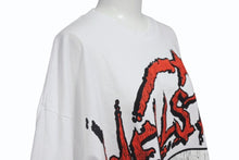 画像をギャラリービューアに読み込む, 新品未使用 HELLSTAR ヘルスター RECORDS レコーズ 長袖Tシャツ サイズXL マルチプリント ホワイト ブラック レッド 中古 4b004843