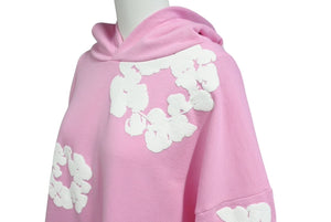 新品未使用 DENIM TEARS デニムティアーズ THE COTTON WREATH コットンリース フーディー サイズL ライトピンク 中古 4b004847