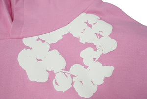 新品未使用 DENIM TEARS デニムティアーズ THE COTTON WREATH コットンリース フーディー サイズL ライトピンク 中古 4b004847