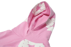 新品未使用 DENIM TEARS デニムティアーズ THE COTTON WREATH コットンリース フーディー サイズL ライトピンク 中古 4b004847