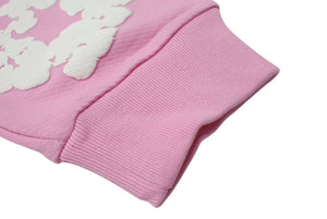 新品未使用 DENIM TEARS デニムティアーズ THE COTTON WREATH コットンリース フーディー サイズL ライトピンク 中古 4b004847