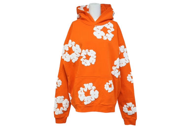 新品未使用 DENIM TEARS デニムティアーズ THE COTTON WREATH コットンリース フーディー 0F28883E サイズXL オレンジ 中古 4b004848
