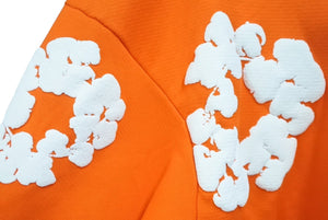 新品未使用 DENIM TEARS デニムティアーズ THE COTTON WREATH コットンリース フーディー 0F28883E サイズXL オレンジ 中古 4b004848