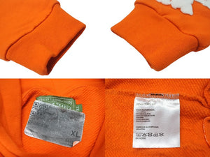 新品未使用 DENIM TEARS デニムティアーズ THE COTTON WREATH コットンリース フーディー 0F28883E サイズXL オレンジ 中古 4b004848