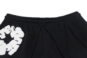 新品未使用 DENIM TEARS デニムティアーズ THE COTTON WREATH コットンリース スウェットパンツ DT29834 サイズXXL ブラック 中古 4b004850