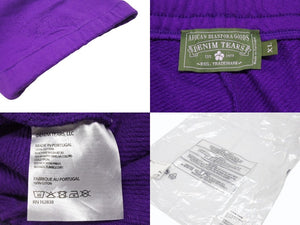 新品未使用 DENIM TEARS デニムティアーズ THE COTTON WREATH コットンリース スウェットパンツ DTSPP004 サイズXL パープル 中古 4b004851