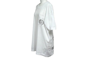 極美品 CHROME HEARTS クロムハーツ 半袖 Tシャツ HONOLULU限定 ホースシュープリント サイズL ホワイト コットン 中古 4b004582