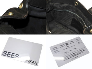 CHROME HEARTS クロムハーツ JJ DEAN MINI JJディーン ミニ ハンドバッグ レザーライダース シルバ−925 ブラック 美品 中古 4b004854
