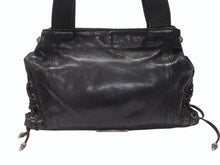 Load image into Gallery viewer, CHROME HEARTS クロムハーツ JJ DEAN MINI JJディーン ミニ ハンドバッグ レザーライダース シルバ−925 ブラック 美品 中古 4b004854