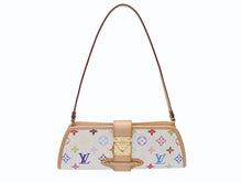 Load image into Gallery viewer, 新品同様 LOUIS VUITTON ルイヴィトン シャーリー 2WAYバッグ M40049 モノグラム マルチカラー ホワイト 村上隆 中古 4b004857
