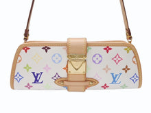 Load image into Gallery viewer, 新品同様 LOUIS VUITTON ルイヴィトン シャーリー 2WAYバッグ M40049 モノグラム マルチカラー ホワイト 村上隆 中古 4b004857