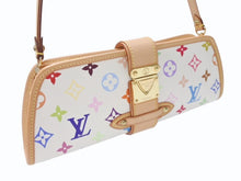 Load image into Gallery viewer, 新品同様 LOUIS VUITTON ルイヴィトン シャーリー 2WAYバッグ M40049 モノグラム マルチカラー ホワイト 村上隆 中古 4b004857