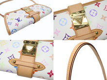 Load image into Gallery viewer, 新品同様 LOUIS VUITTON ルイヴィトン シャーリー 2WAYバッグ M40049 モノグラム マルチカラー ホワイト 村上隆 中古 4b004857