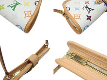 Load image into Gallery viewer, 新品同様 LOUIS VUITTON ルイヴィトン シャーリー 2WAYバッグ M40049 モノグラム マルチカラー ホワイト 村上隆 中古 4b004857