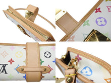 Load image into Gallery viewer, 新品同様 LOUIS VUITTON ルイヴィトン シャーリー 2WAYバッグ M40049 モノグラム マルチカラー ホワイト 村上隆 中古 4b004857