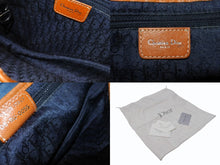 Load image into Gallery viewer, Christian Dior クリスチャンディオール サドルバッグ ワンショルダーバッグ JCE44001 フラワー 刺繍 ブルー ガリアーノ期 美品 中古 4b004858