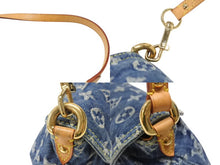 Load image into Gallery viewer, 極美品 LOUIS VUITTON ルイヴィトン ミニプリーティ ワンショルダーバッグ M95050 モノグラム デニム インディゴブルー 中古 4b004859