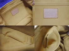 Load image into Gallery viewer, 極美品 LOUIS VUITTON ルイヴィトン ミニプリーティ ワンショルダーバッグ M95050 モノグラム デニム インディゴブルー 中古 4b004859