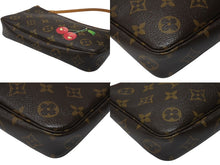 Load image into Gallery viewer, 極美品 LOUIS VUITTON ルイヴィトン モノグラム チェリー ポシェットアクセソワール アクセサリーポーチ 村上隆 M95008 中古 4b004860