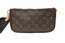Load image into Gallery viewer, 極美品 LOUIS VUITTON ルイヴィトン モノグラム ミュルティポシェット アクセソワール カーキ ショルダーバッグ M44813 中古 4b004864
